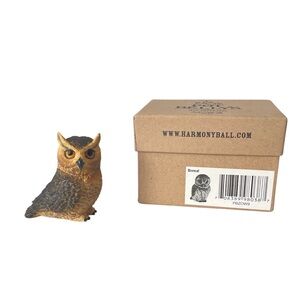 Harmony Ball Pot Bellys Great Horn Owl Minutiae 2005 New In Box